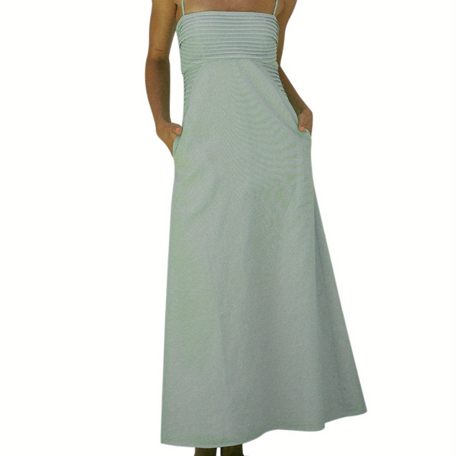 1pc Boho Chic Off-Shoulder Slingback Midi Dress for Women - Polyester Knit Fabric, Fruit & Vegetable Print, Sleeveless with Spaghetti Straps, Backless Design, Casual Summer Beachwear