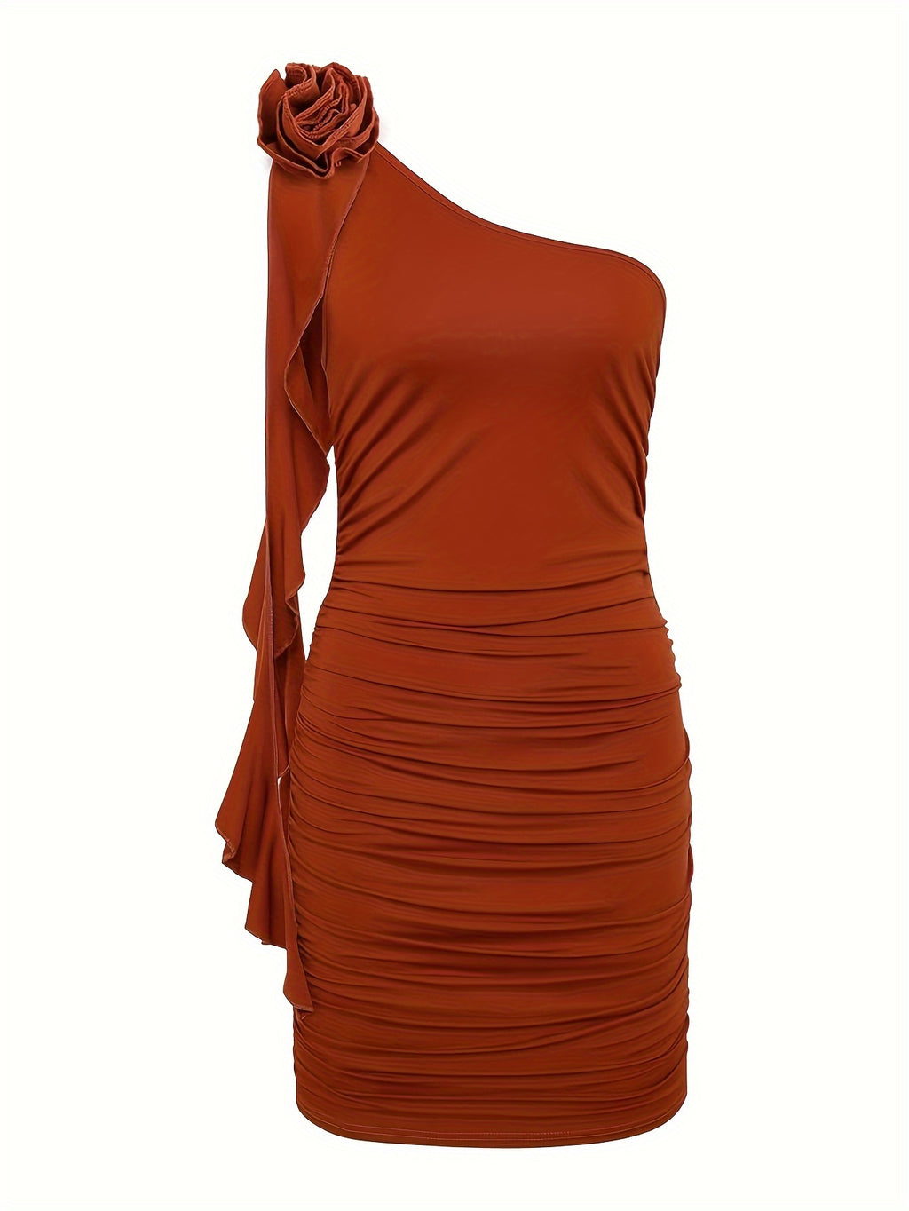 Women's Cocktail Mini Dresses - One Shoulder Sleeveless Bodycon Dress For Women Party Dress