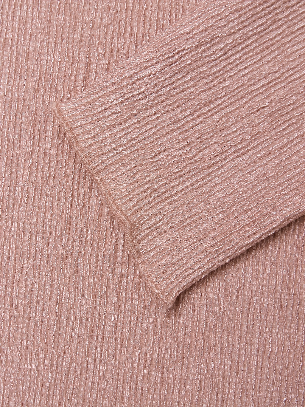 MOHOMO Women'S Long Sleeve T-Shirt - Pink Ribbed with Lace Trim & Bow Detail, Casual Round Neck Top for Spring\u002FSummer, Holiday, Daily Commute, Spring Summer Apparel | Lace Trim Detail | Glossy Texture, Ladies T Shirts